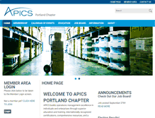 Tablet Screenshot of apics-pdx.org